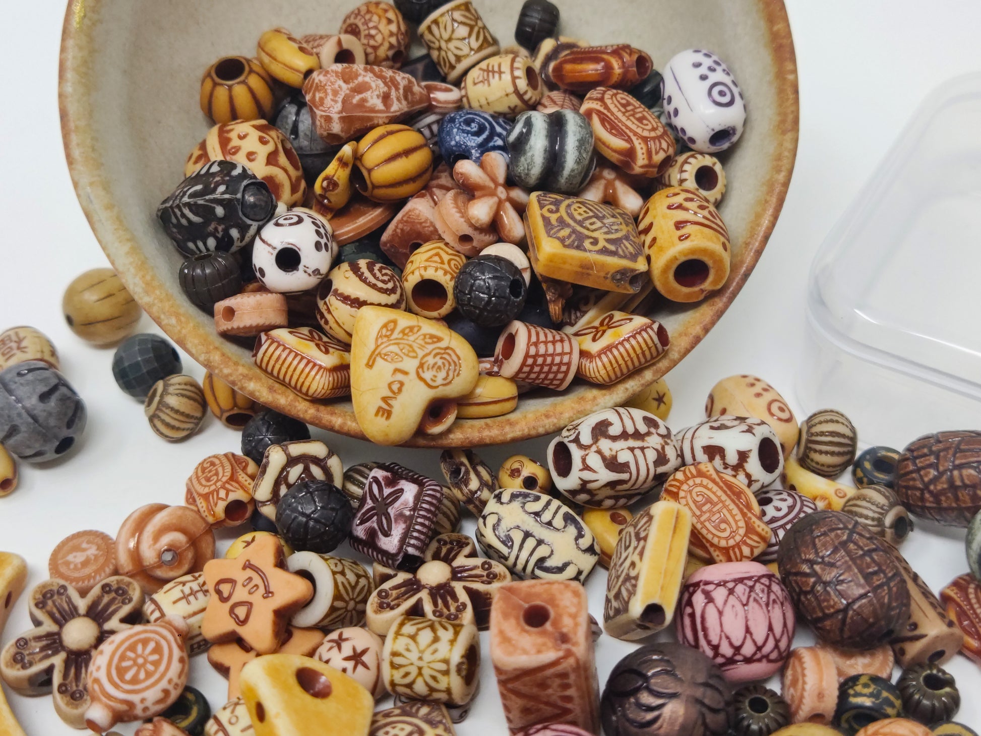 Beads Mixed Set Acrylic Wholesale Spacer Beads for DIY Bracelet Necklace Handmade Jewelry Making