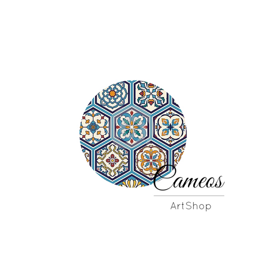 CUSTOM ORDER- Glass Domes, 18mm , Photo Glass Cabochons