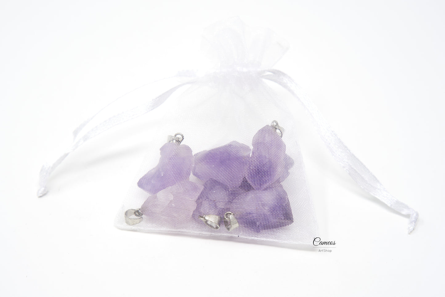 Natural raw amethyst pendants with brass findings, 20~26mm Gemstone Pendants, Nuggets, Amethyst Crystal Charm, 1 pcs