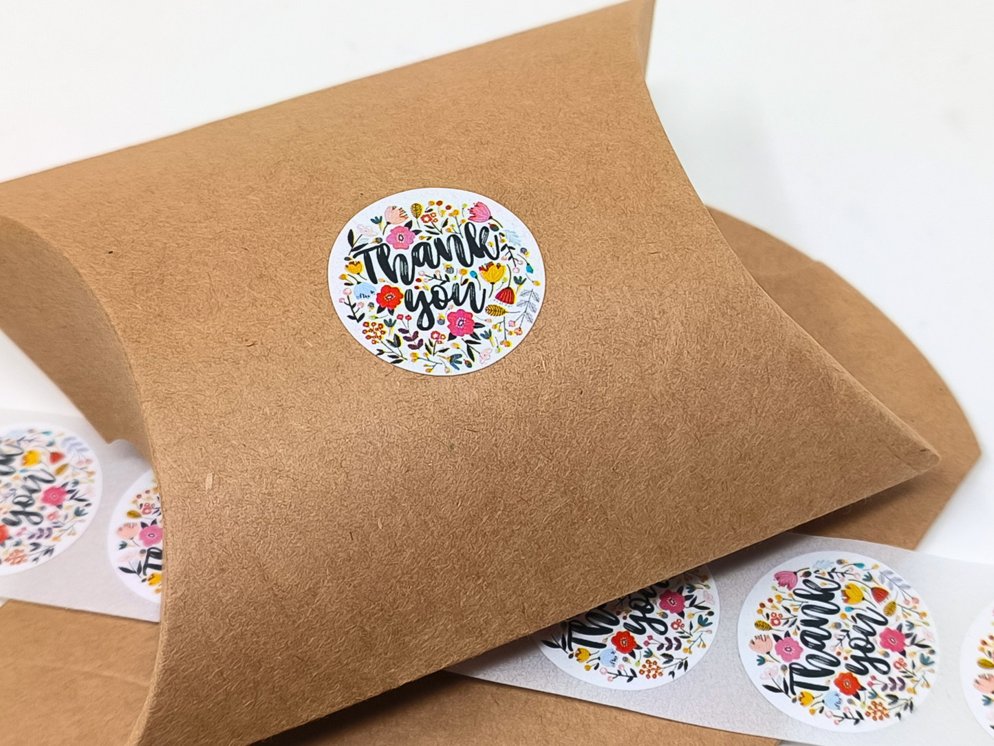 1 Inch Thank You Sticker Packaging Label Sticker for small business gift product packaging, 25pcs