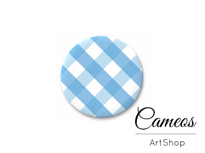 Round handmade glass cabochons 8mm up to 25mm, Stripes- L134 - Cameos Art Shop