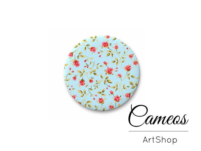 Round handmade glass cabochons 8mm up to 25mm, Blue Color- L229 - Cameos Art Shop