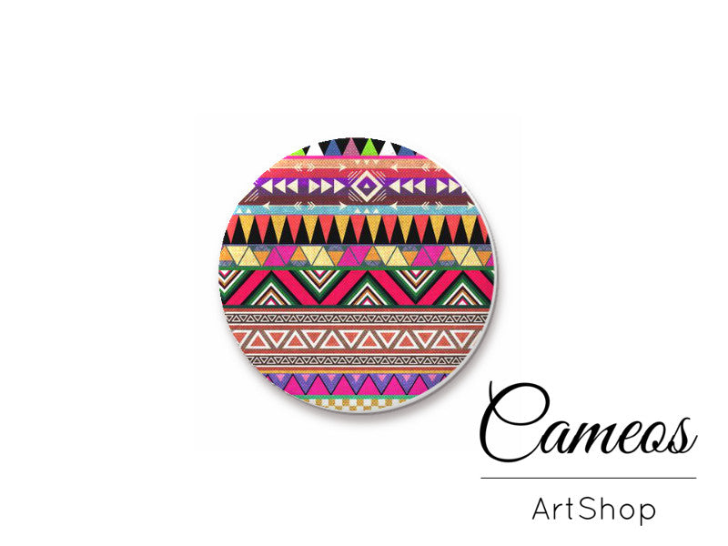 Round handmade glass cabochons 8mm up to 25mm, Retro- L291 - Cameos Art Shop