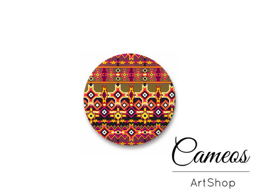 Round handmade glass cabochons 8mm up to 25mm, Retro- L292 - Cameos Art Shop