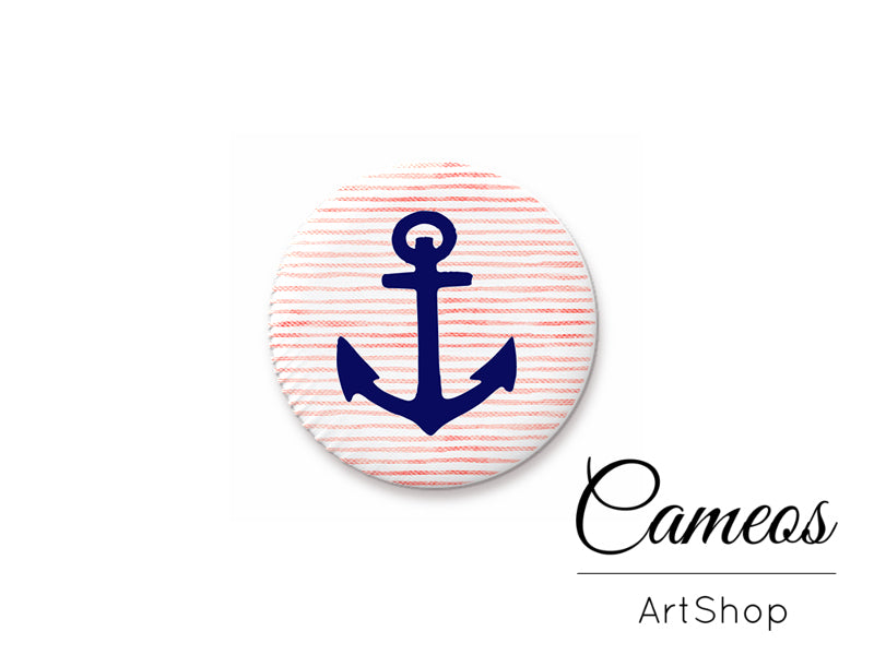 Round handmade glass cabochons 8mm up to 25mm, Sea- L334 - Cameos Art Shop