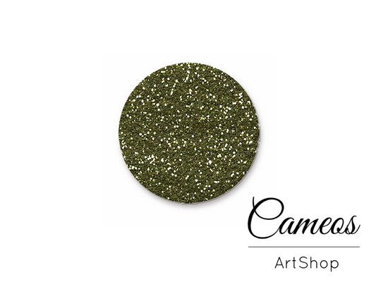 Round handmade glass dome cabochons 8mm up to 25mm, Sparkle- L433 - Cameos Art Shop