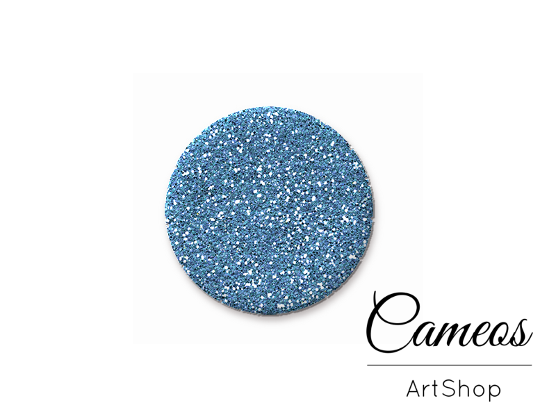 Round handmade glass dome cabochons 8mm up to 25mm, Sparkle- L434 - Cameos Art Shop