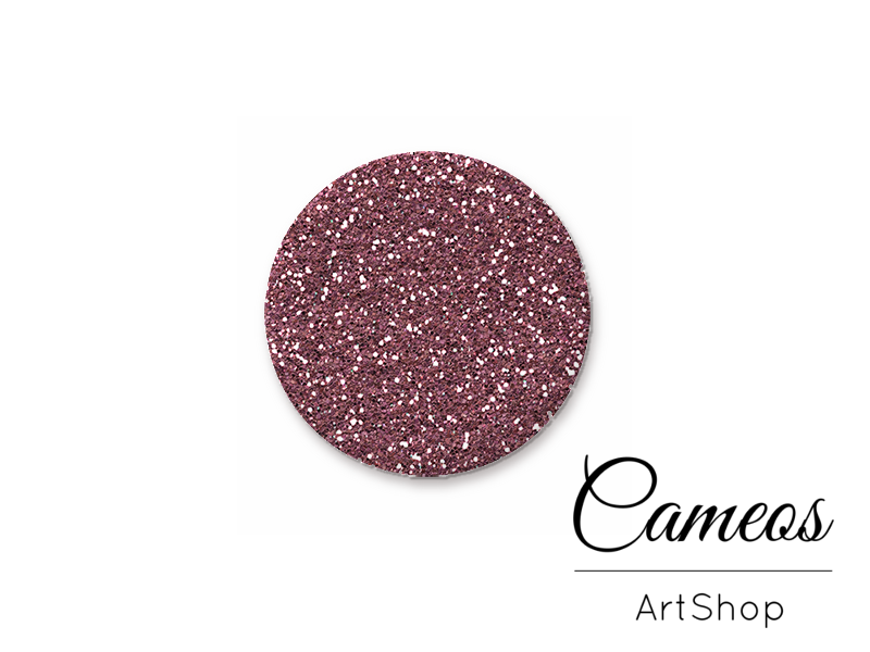 Round handmade glass dome cabochons 8mm up to 25mm, Sparkle- L436 - Cameos Art Shop