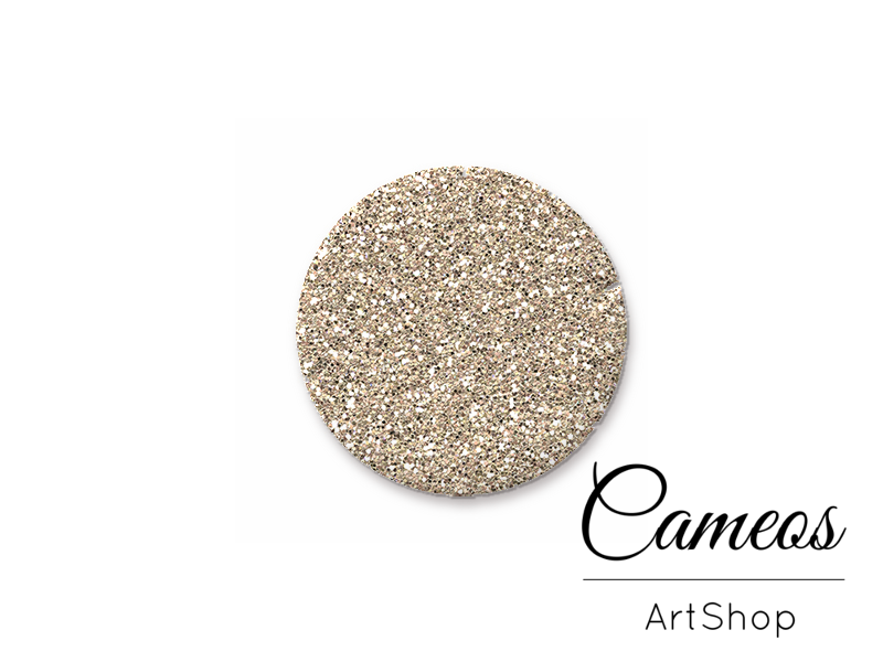 Round handmade glass dome cabochons 8mm up to 25mm, Sparkle- L437 - Cameos Art Shop