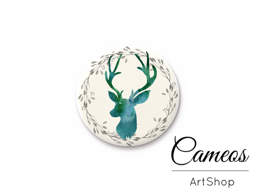 Round handmade glass dome cabochons 8mm up to 25mm, Animal- L452 - Cameos Art Shop