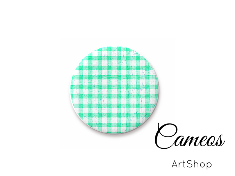 Round handmade glass dome cabochons 8mm up to 25mm, Stripes- L469 - Cameos Art Shop