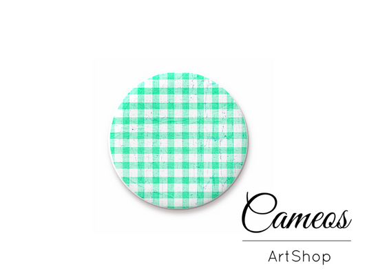 Round handmade glass dome cabochons 8mm up to 25mm, Stripes- L469 - Cameos Art Shop