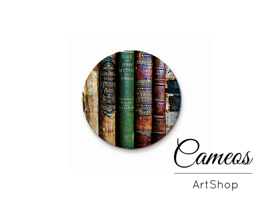 Round handmade glass dome cabochons 8mm up to 25mm, Vintage- L471 - Cameos Art Shop