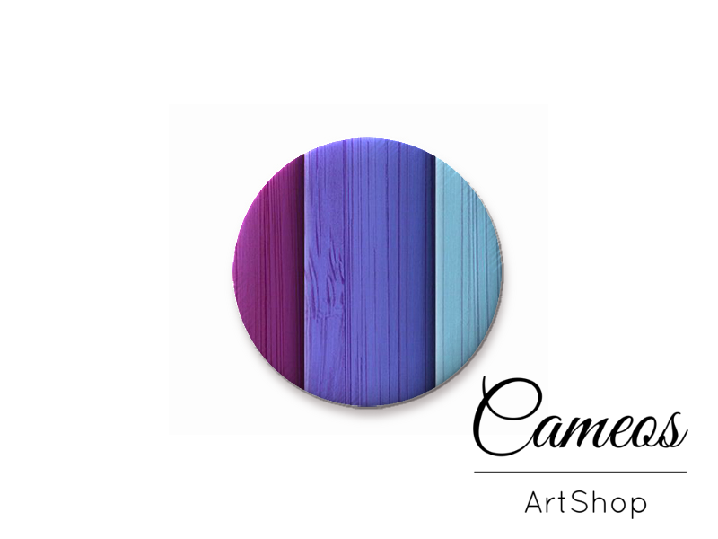 Round handmade glass dome cabochons 8mm up to 25mm, Stripes- L472 - Cameos Art Shop