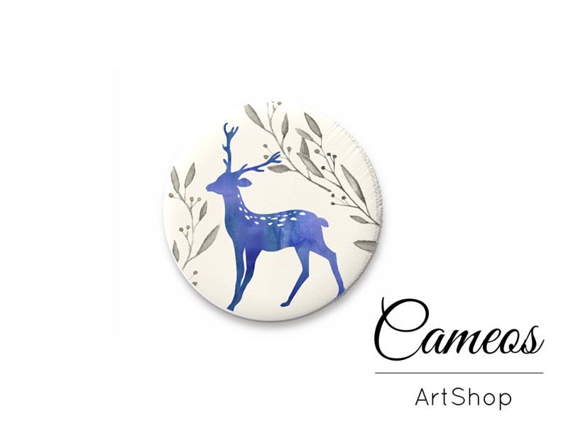 Round handmade glass dome cabochons 8mm up to 25mm, Animal- L520 - Cameos Art Shop