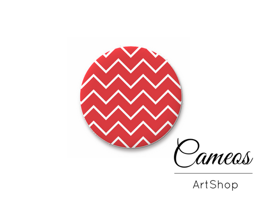 Round handmade glass dome cabochons 8mm up to 25mm, Geometric- L576 - Cameos Art Shop