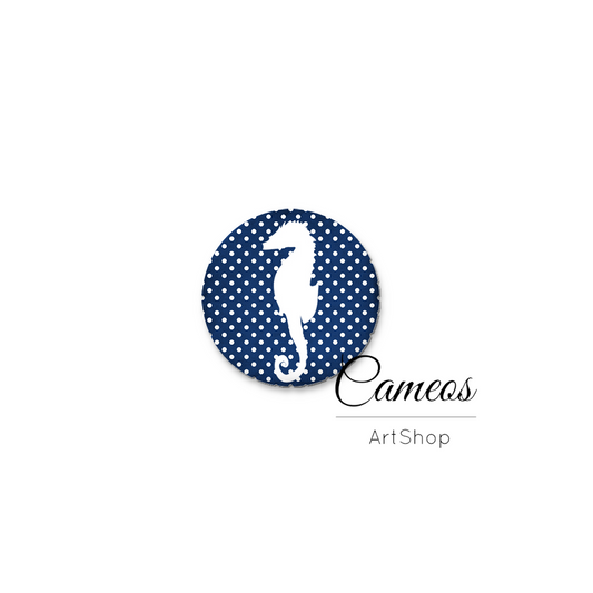 Round handmade glass cabochons 8mm up to 25mm, Glass Dome Beads, Summer Motive- L633