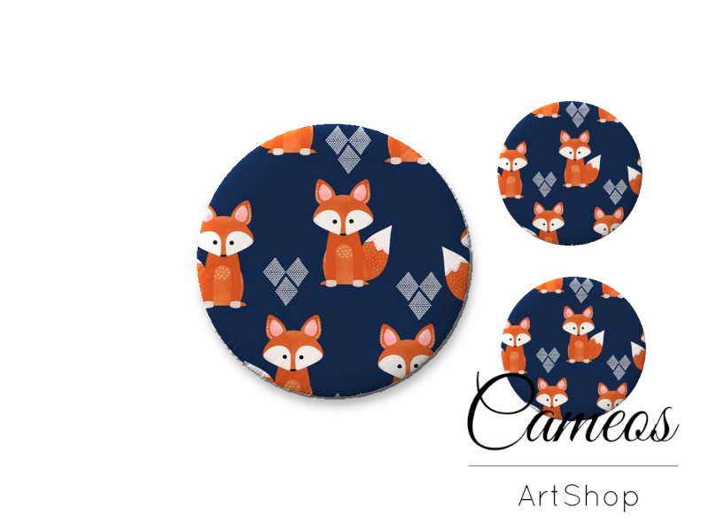 Glass dome cabochon set 1x25mm and 2x12mm or 1x20mm and 2x10mm,Flowers- S1583 - Cameos Art Shop