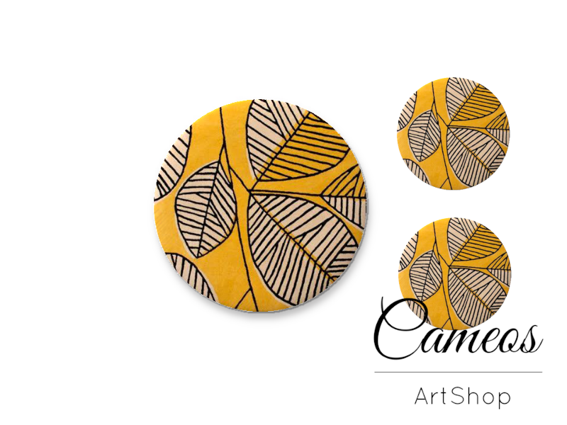 Set of 3 Glass Cabochons with Photo Image Cabochon, Jewelry Findings & Art Supplies, Pendant & Ring Findings, S1601