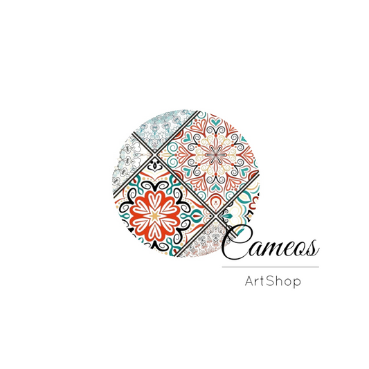 CUSTOM ORDER- Glass Domes, 18mm , Photo Glass Cabochons