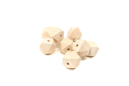 Natural Round Wood Beads 12mm 50 pieces - Cameos Art Shop