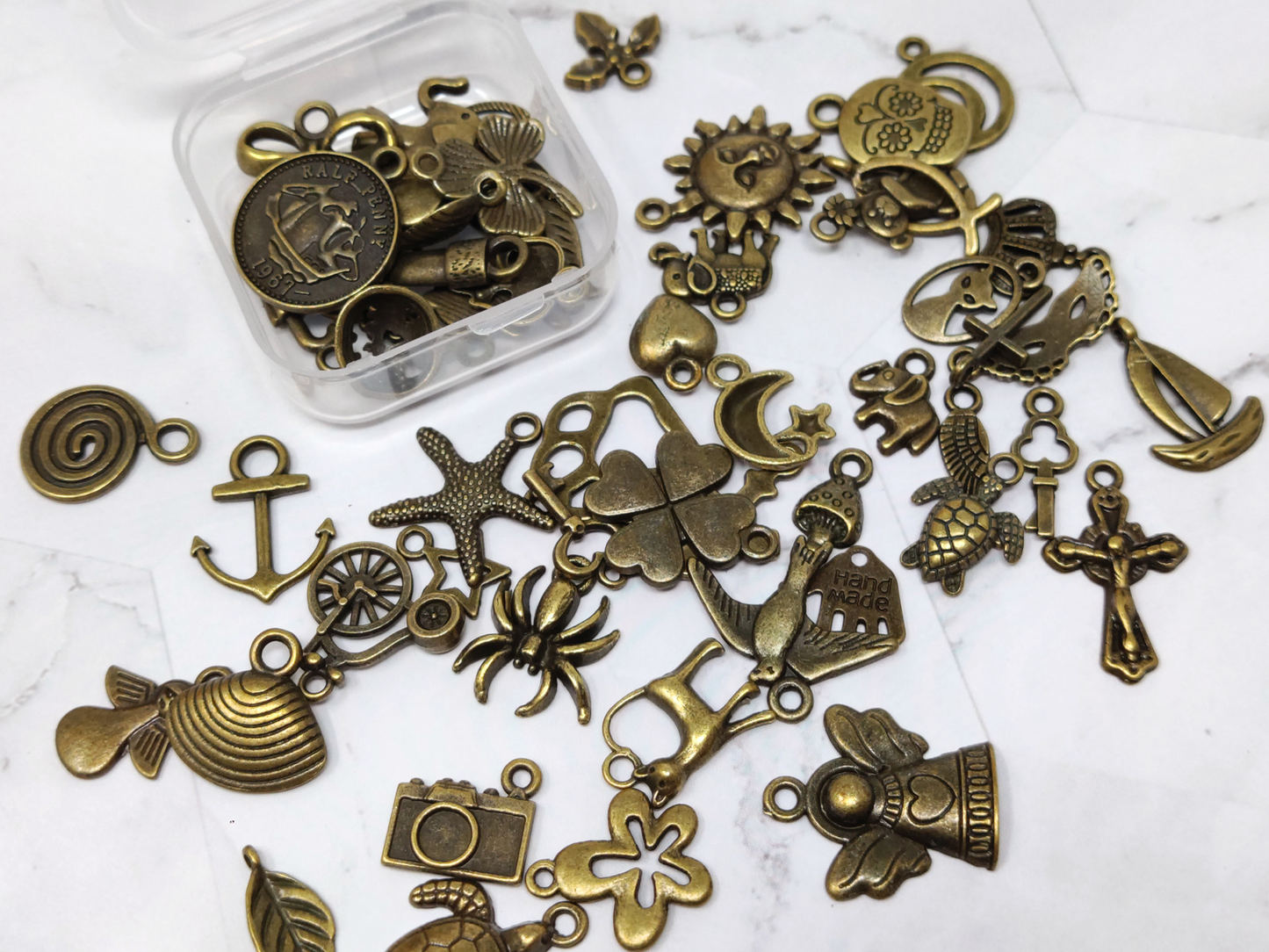 20 pcs Bulk Alloy Charms for Bracelet or Necklace Pendant for Jewelry Making Supplies